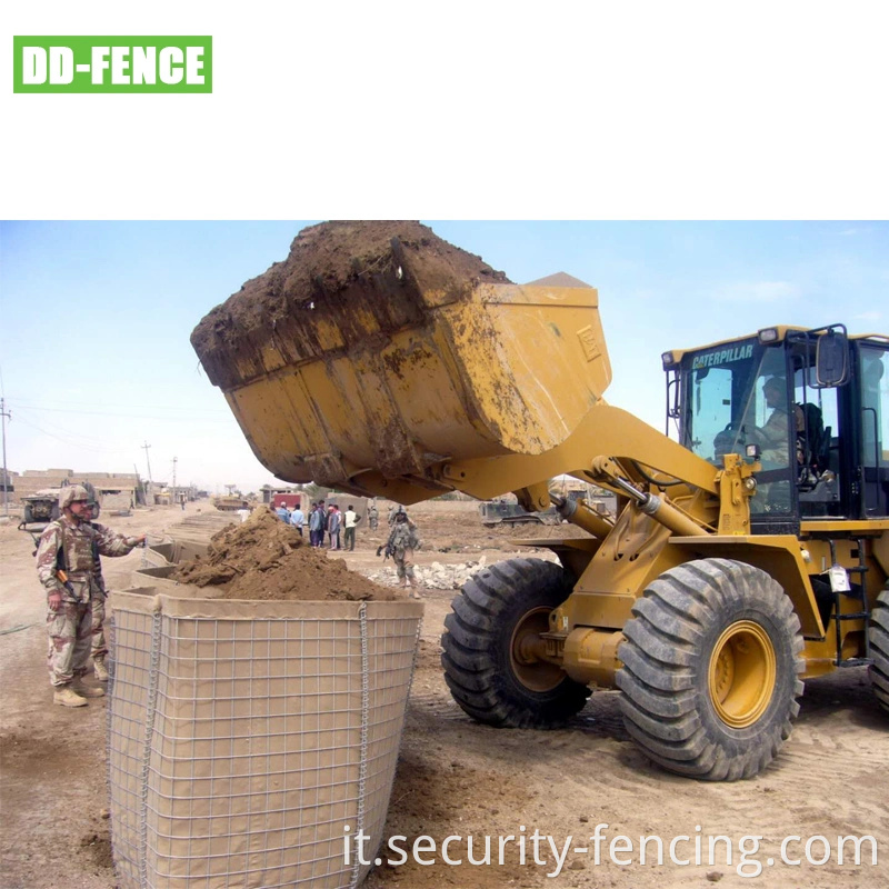 Prezzo all'ingrosso Hesco Steel Gabion Wall in vendita